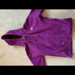 plum colored champion hoodie